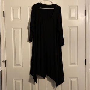 Black Hankerchief Hem Torrid dress